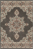 Hauteloom Roseglen ROSE Black Machine Made Olefin Rug