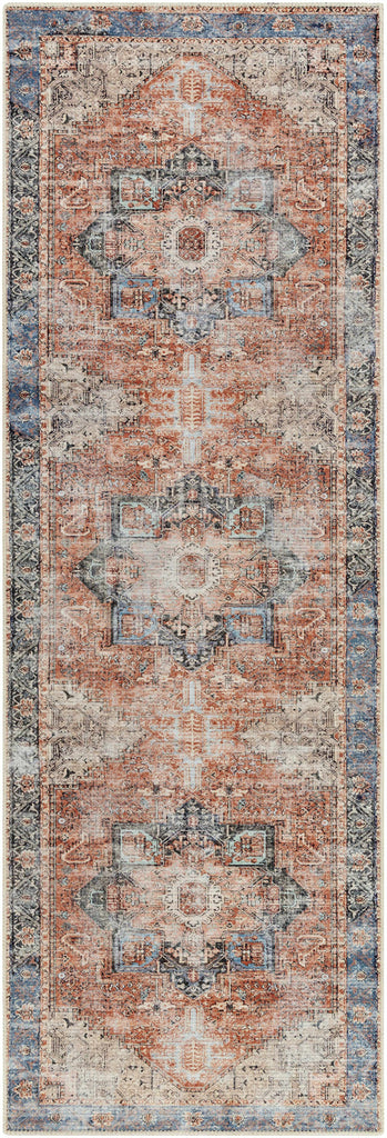 Hauteloom Rosman ROSM Black Machine Made Chenille-Polyester Rug
