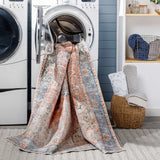 Hauteloom Rosman ROSM Black Machine Made Chenille-Polyester Rug