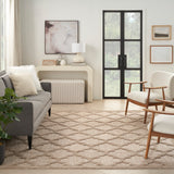 nourison easy care nes01 natural beige rug