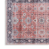 nourison fulton ful12 rust rug