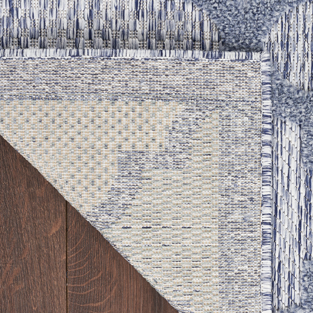 nourison easy care nes01 denim blue rug