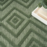 nourison versatile nrv01 green rug