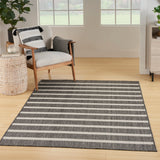 nourison positano pos03 charcoal ivory rug