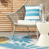 nourison aloha alh18 ivory multi rug