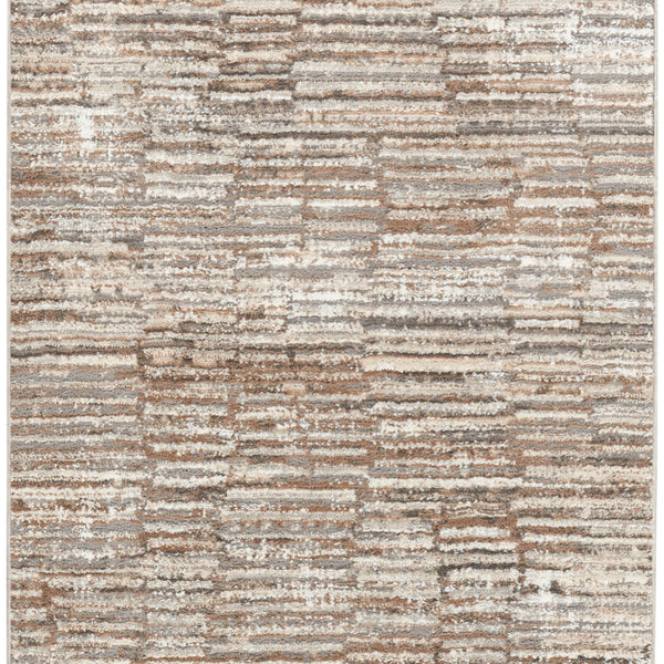nourison sustainable trends sut06 ivory mocha rug