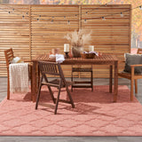 nourison easy care nes01 coral orange rug