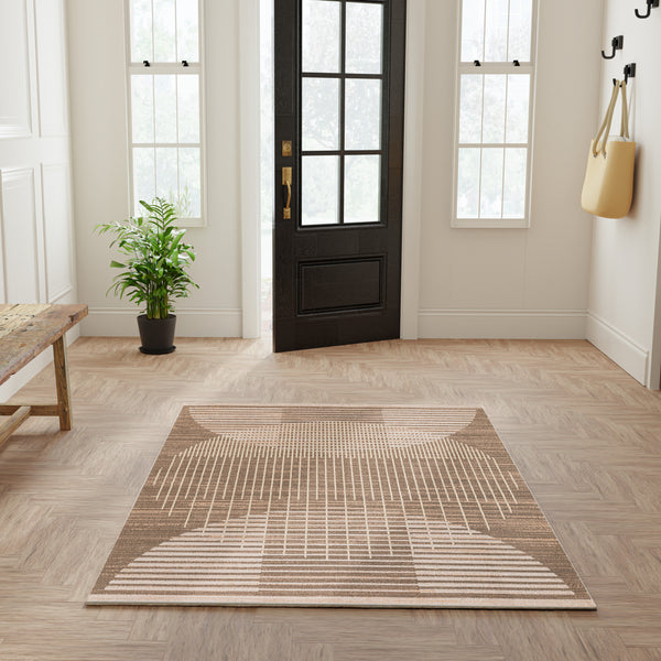 nourison astra machine washable asw03 latte rug