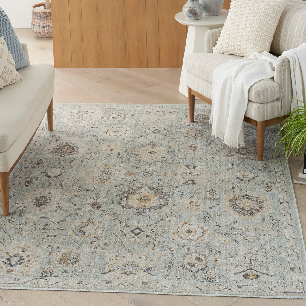 nourison oushak home ous01 mint rug