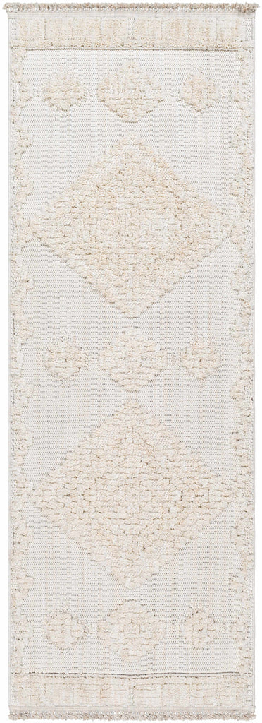 Hauteloom Rosales RSLS Cream Machine Made Polyester Rug