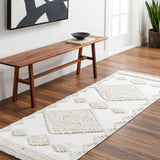 Hauteloom Rosales RSLS Cream Machine Made Polyester Rug