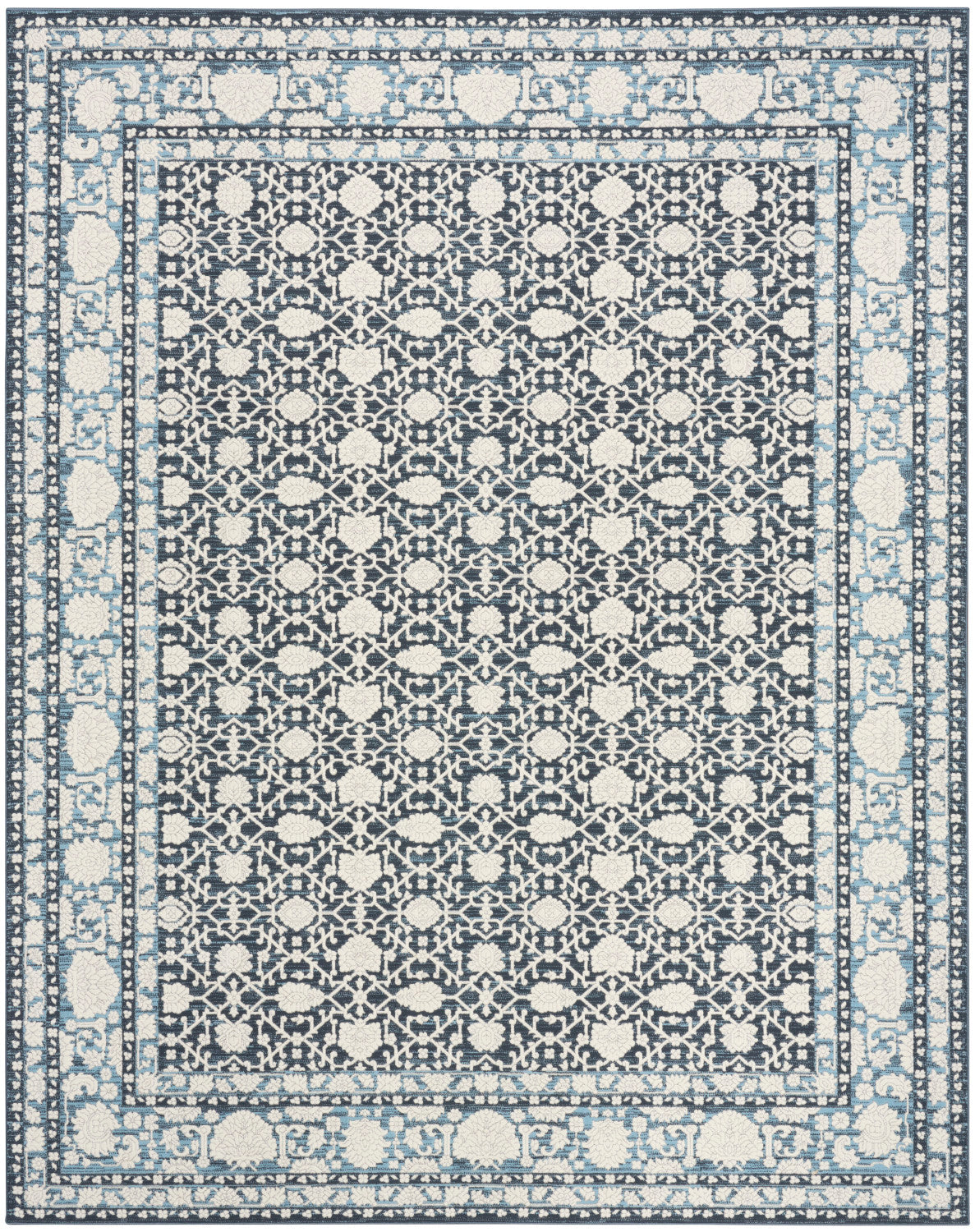 nourison grace gce01 blue rug