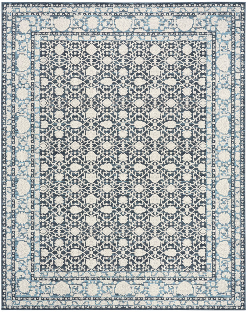 nourison grace gce01 blue rug
