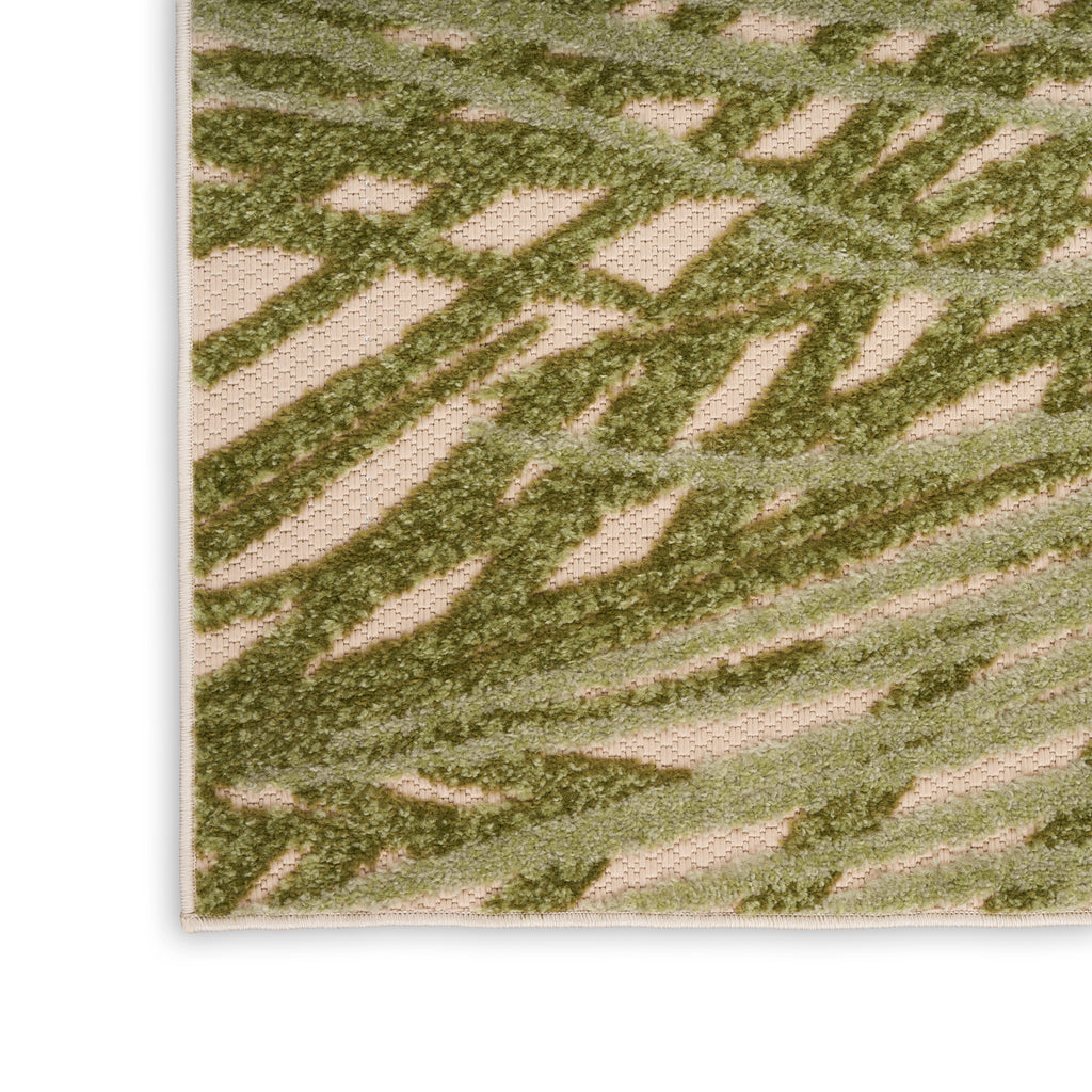 nourison aloha alh41 ivory green rug