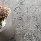 dash albert lila da2309 grey hand knotted wool rug
