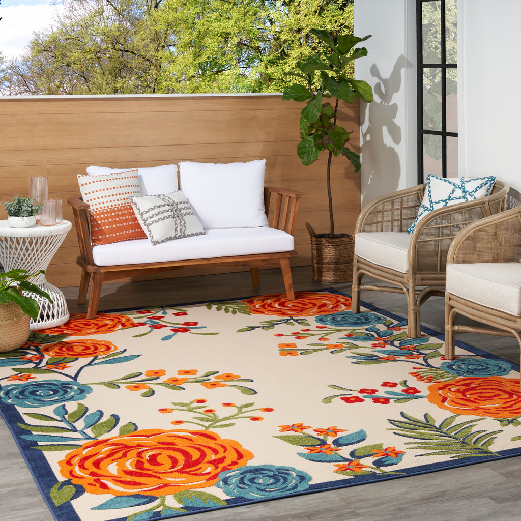 nourison aloha alh32 multicolor rug