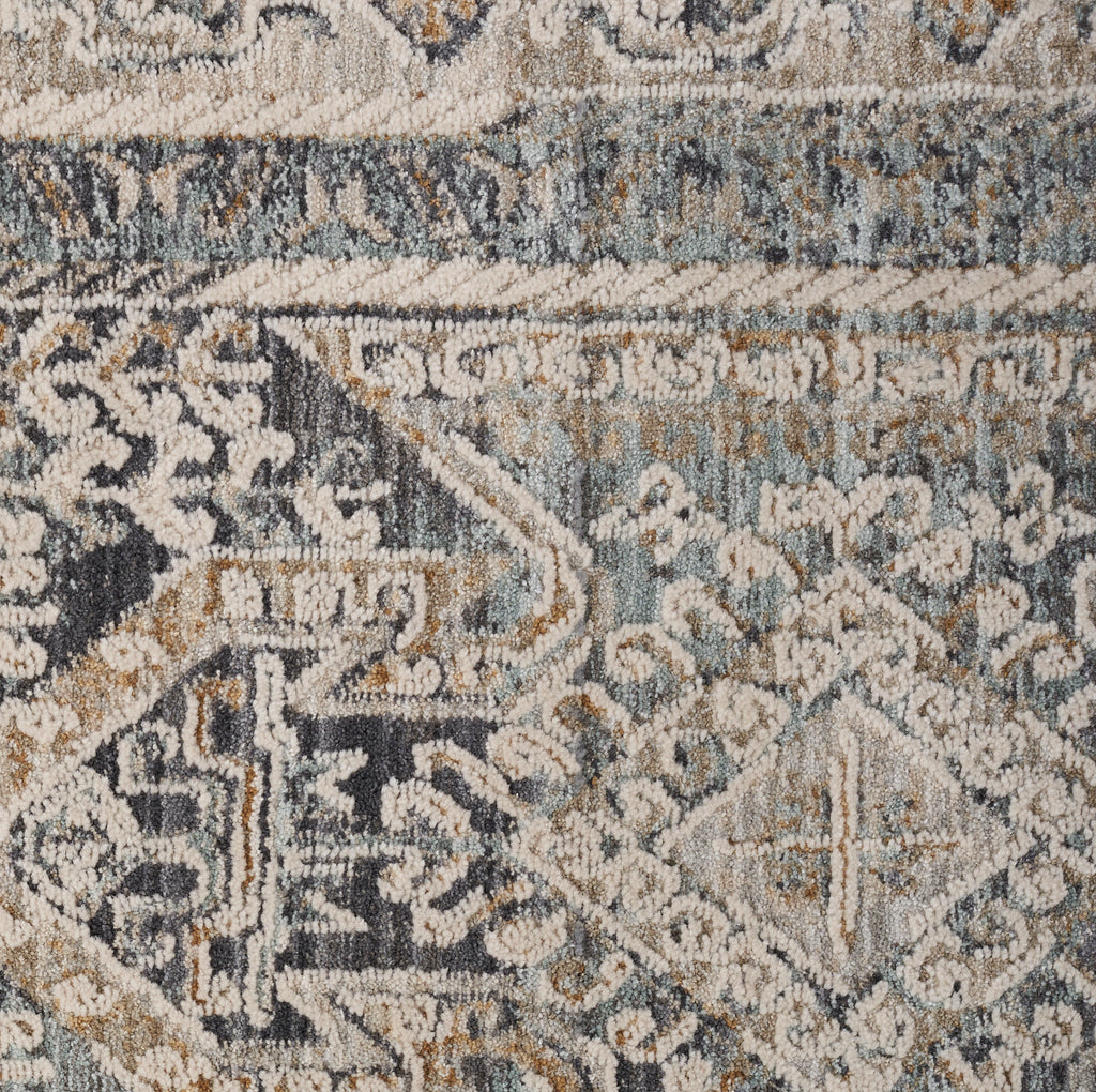 nourison lynx lnx01 ivory charcoal rug