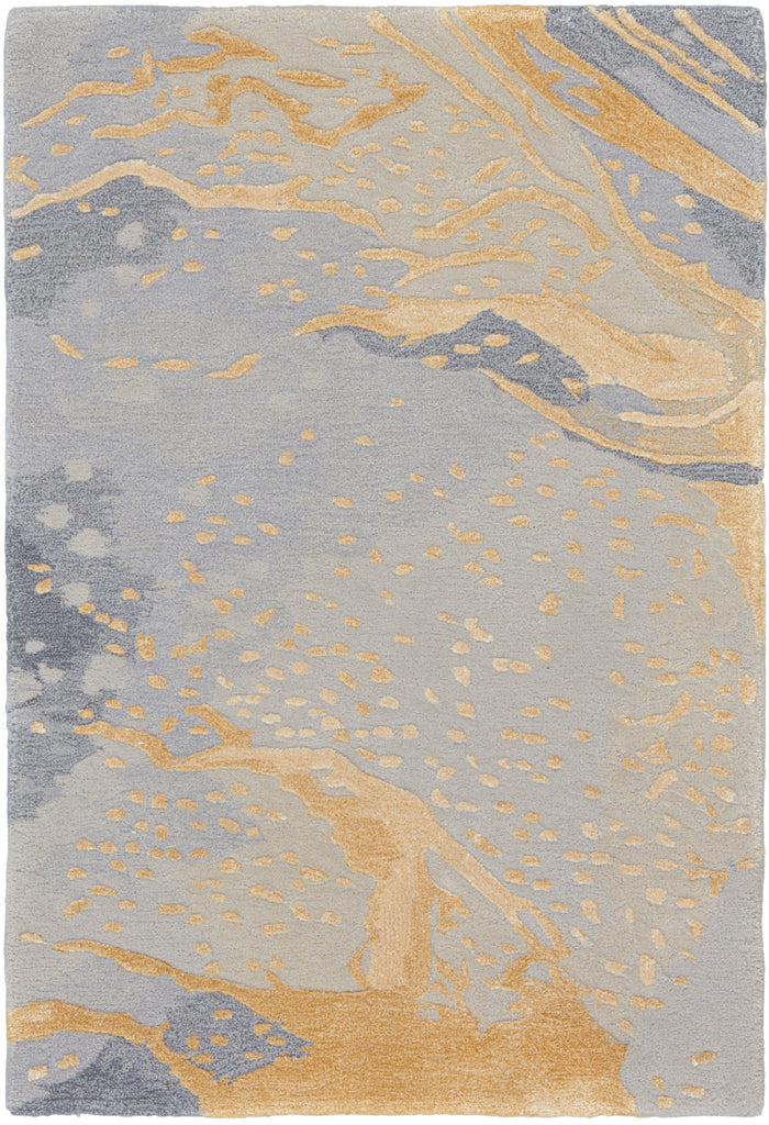 nourison prismatic prs28 grey gold rug