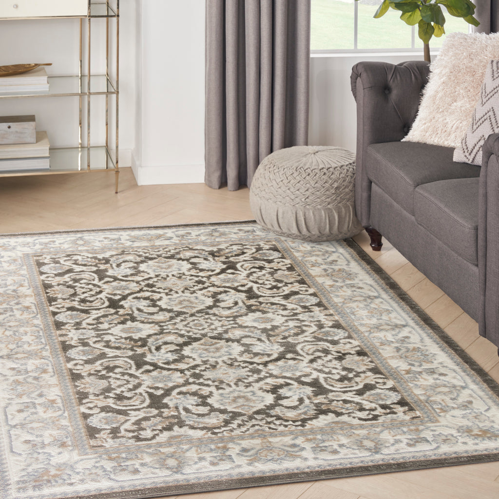 nourison serenity home srh02 ivory grey blue rug