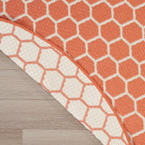 nourison twist reversible tws01 coral rug