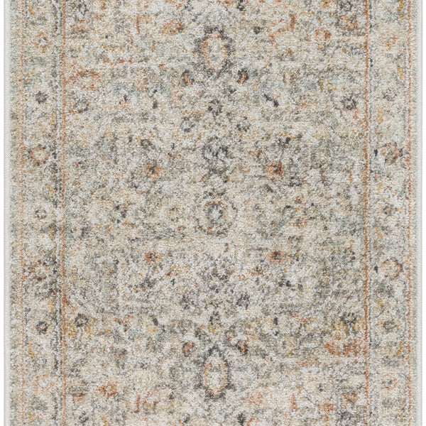nourison oushak home ous02 light grey rug