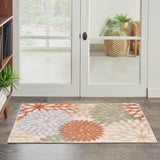 nourison aloha alh05 ivory multicolor rug