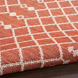 nourison positano pos02 terracotta rug