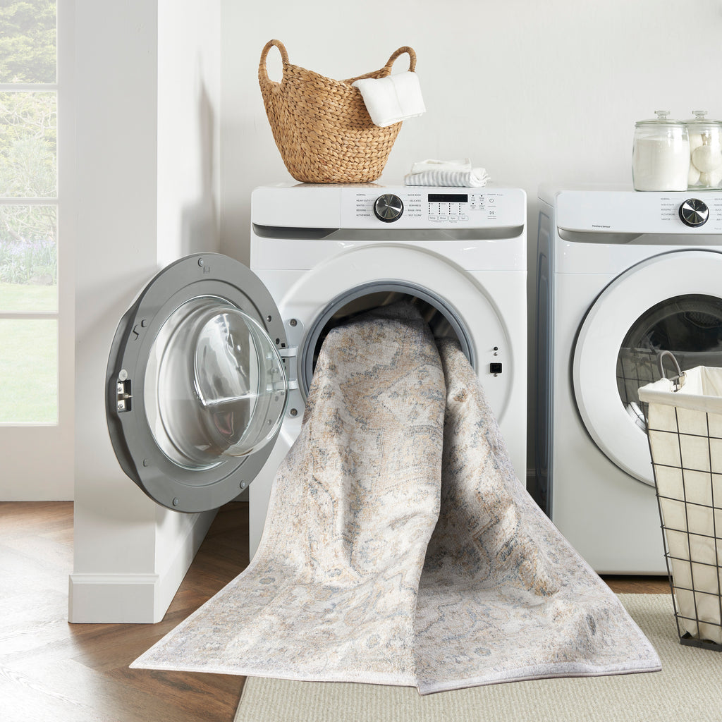 nourison astra machine washable asw12 silver grey rug