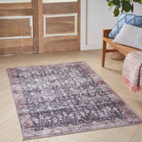 nourison grand washables grw06 navy ivory rug