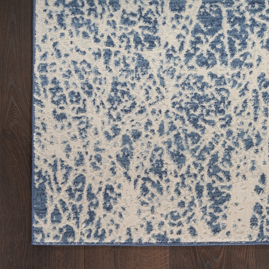 nourison exhale exl02 navy ivory rug