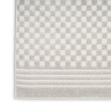 nourison care free caf02 light grey rug