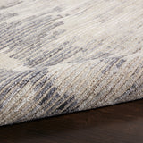 nourison ocean ocp03 cream charcoal rug