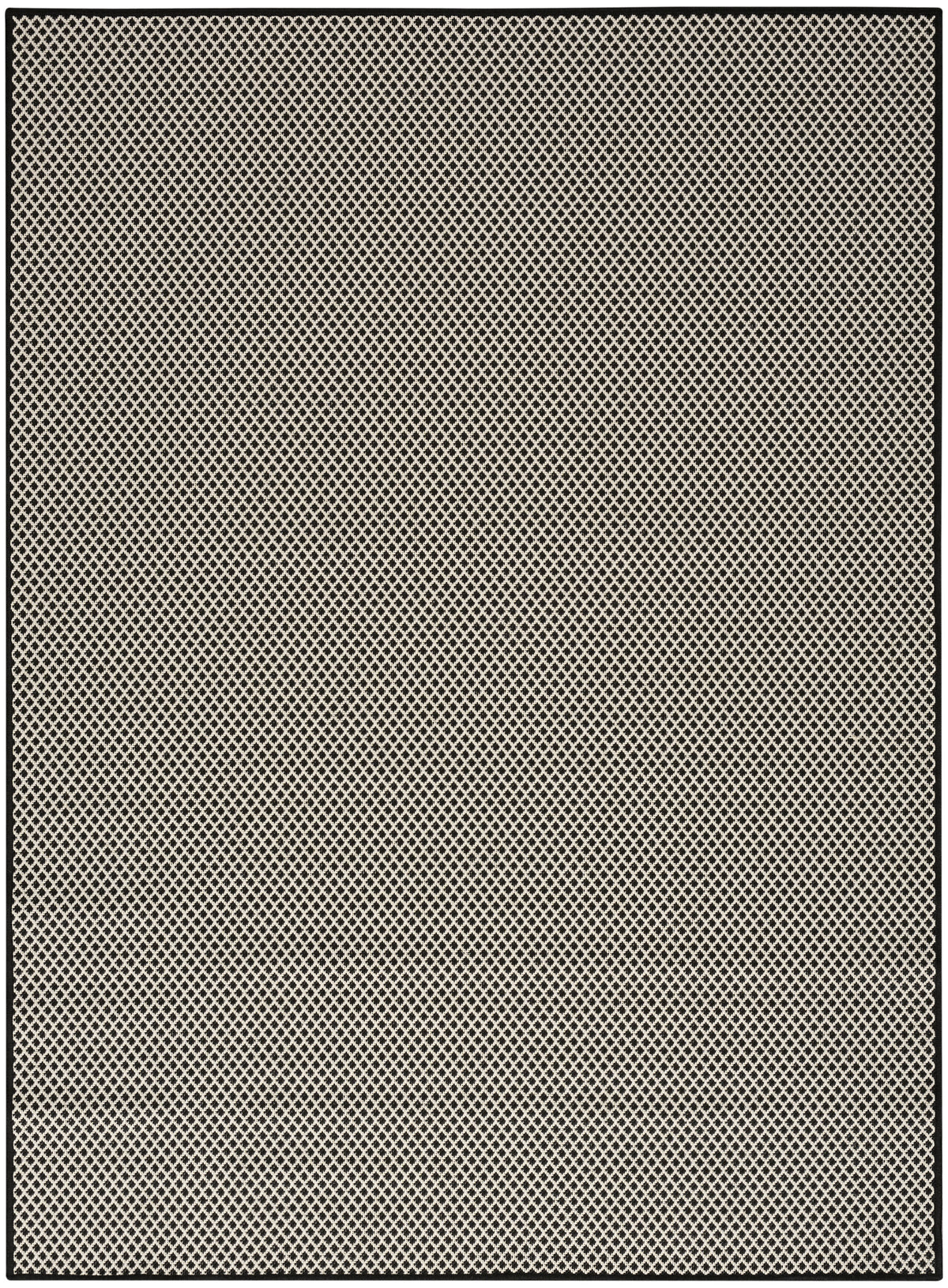 nourison courtyard cou01 black white rug