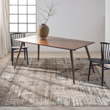 nourison ck024 irradiant irr01 black ivory rug