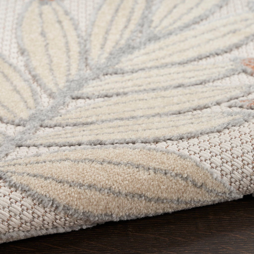 nourison aloha alh18 blue mocha rug