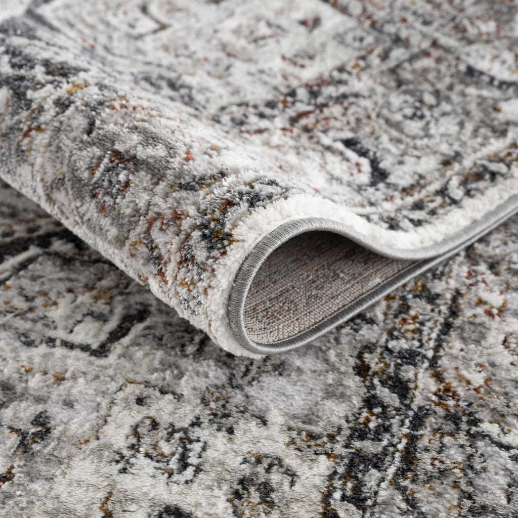 Hauteloom Liverpool LVP4116 Charcoal Machine Made Polypropylene Rug