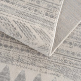 Hauteloom Chinnor CHINN Light Gray Machine Made Polypropylene Rug