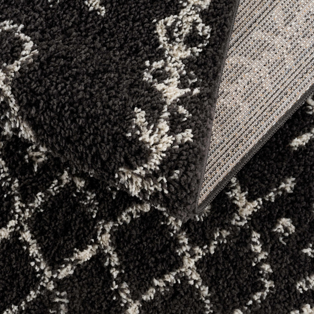 Hauteloom Thetford THET Charcoal Machine Made Polypropylene Rug