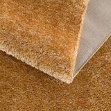 Hauteloom Heavenly HVL6212 Dark Gold Machine Made Polyester Rug