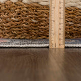 Hauteloom Rosman ROSM Black Machine Made Chenille-Polyester Rug
