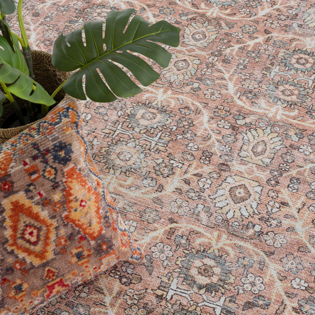 Hauteloom Bian HGEBBIAN8A1 Peach Machine Made Rug
