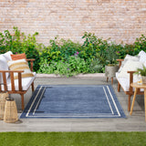 nourison nourison essentials nre02 navy ivory rug