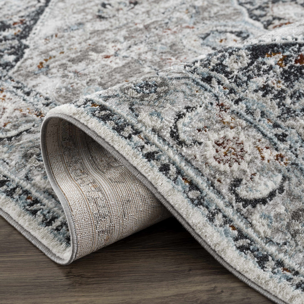 Hauteloom Liverpool LVP4117 Charcoal Machine Made Polypropylene Rug