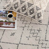 Hauteloom Newville NEWV White Machine Made Polypropylene Rug