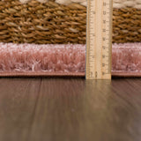 Hauteloom Heavenly HVL6210 Pink Machine Made Polyester Rug
