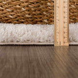 Hauteloom Heavenly HVL6200 Beige Machine Made Polyester Rug