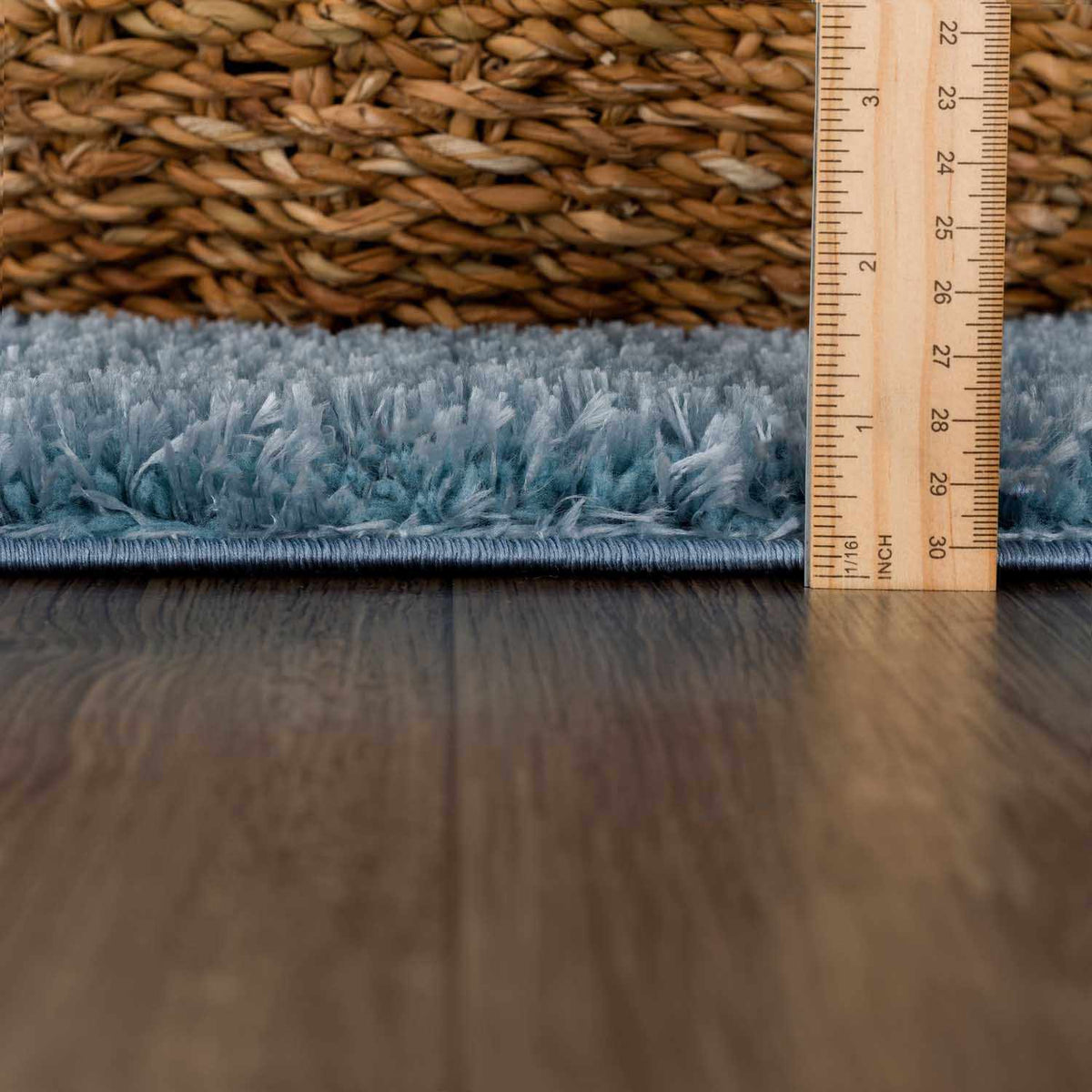 Hauteloom Heavenly HVL6202 Blue Machine Made Polyester Rug