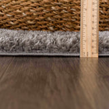 Hauteloom Heavenly HVL6205 Gray Machine Made Polyester Rug