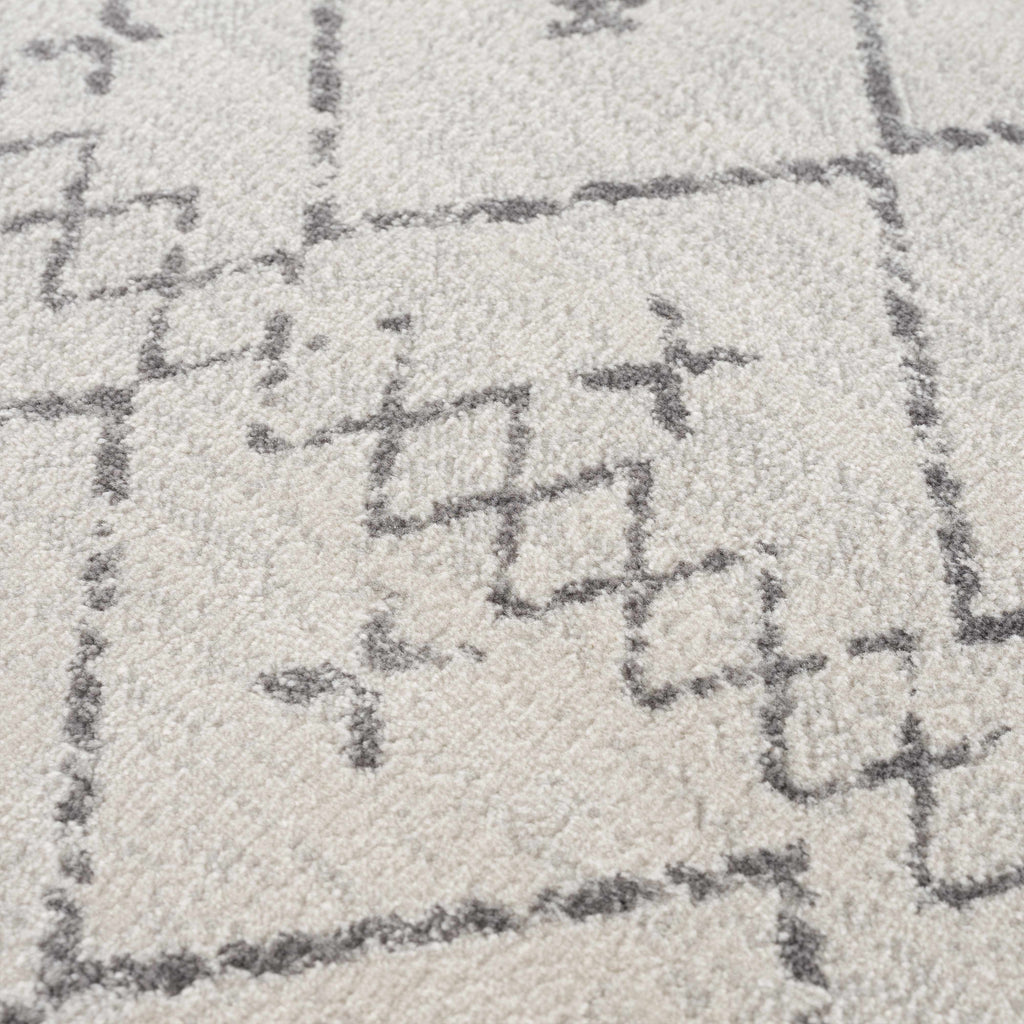 Hauteloom Newville NEWV White Machine Made Polypropylene Rug
