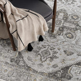 Hauteloom Liverpool LVP4115 Charcoal Machine Made Polypropylene Rug